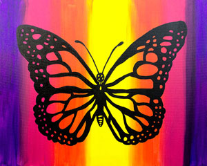 paint party butterfly
