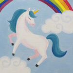 12x12 Rainbow Unicorn