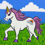 12x12 Rainbow Bottom Unicorn